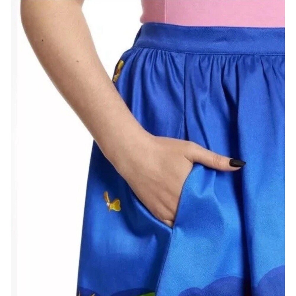 Disney Stitch Shoppe Loungefly Alice Caterpillar Dream Sandy Skirt M NWT Pin - Picture 2 of 16